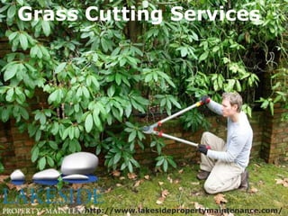 Grass Cutting Services
http://www.lakesidepropertymaintenance.com/
 