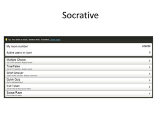 Socrative
 