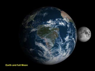 Earth and full Moon   