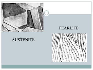 AUSTENITE
PEARLITE
 