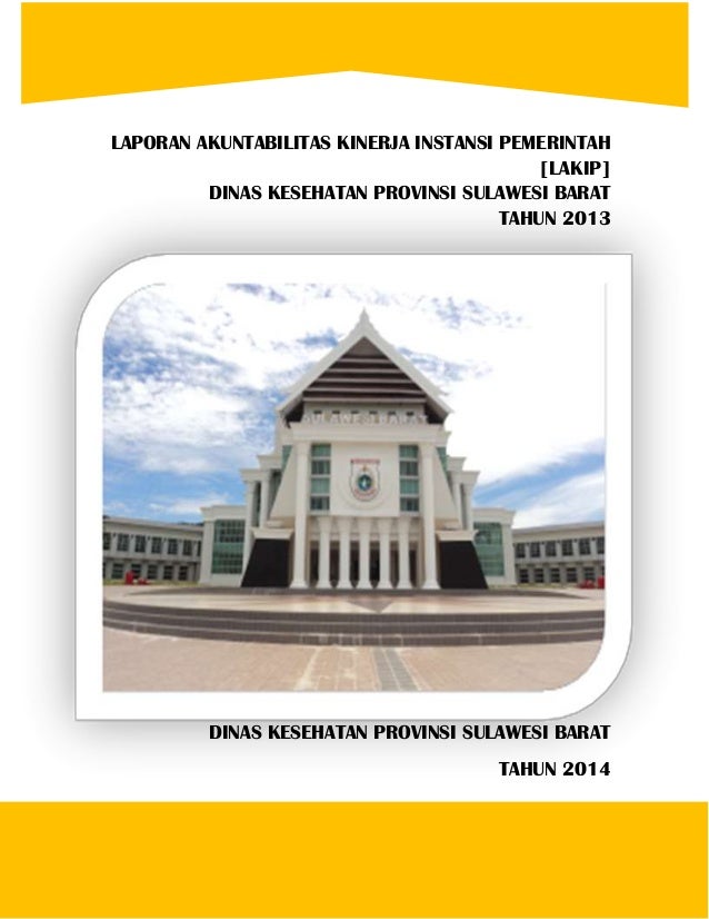 LAKIP Dinas Kesehatan Provinsi Sulawesi Barat Tahun 2020