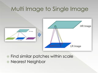 Super resolution from a single image | PPTX