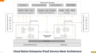 Cloud Native Enterprise iPaaS Service Mesh Architecture
●
37
 