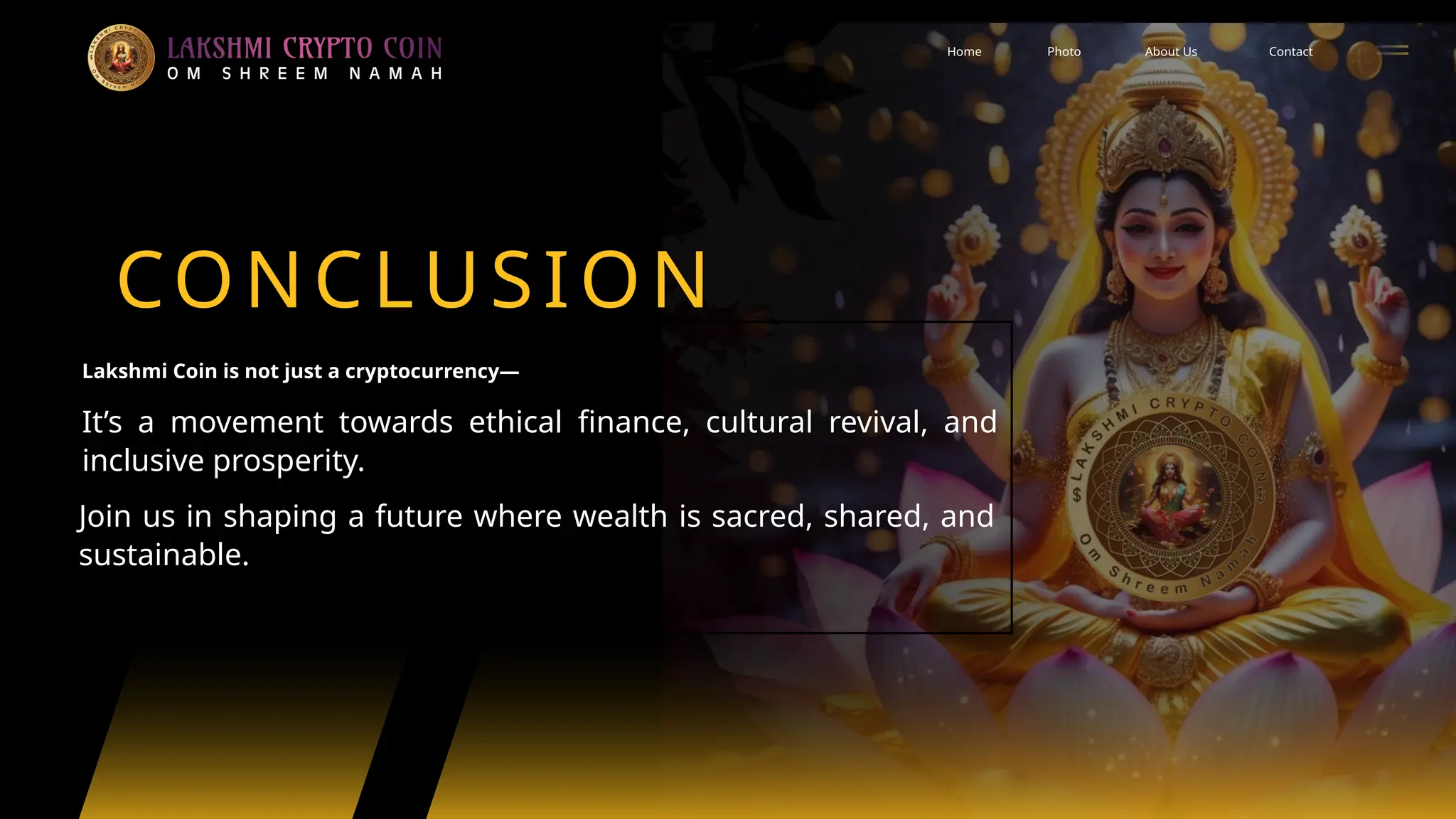 Lakshmi Crypto Coin – Bridging Spiritual Wisdom with Blockchain Innovation  | PPTX