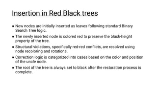 Comprehensive Overview of Red-Black Trees in Algorithm Design and ...