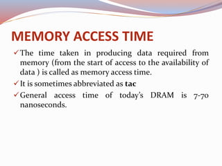 MICROPROCESSOR,BASICS AND MEMORY CONCEPT | PPTX