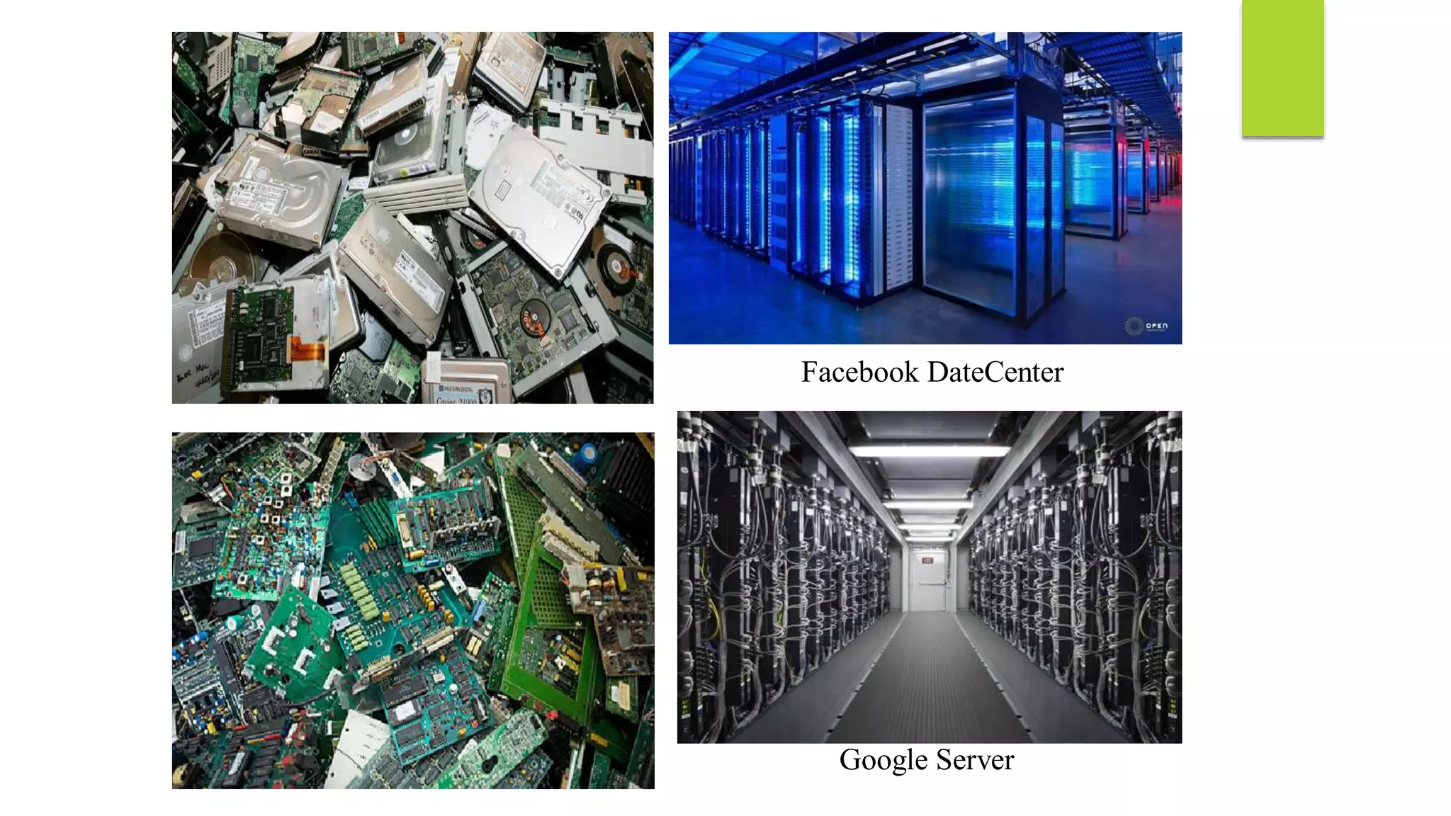 Facebook DateCenter
Google Server
 