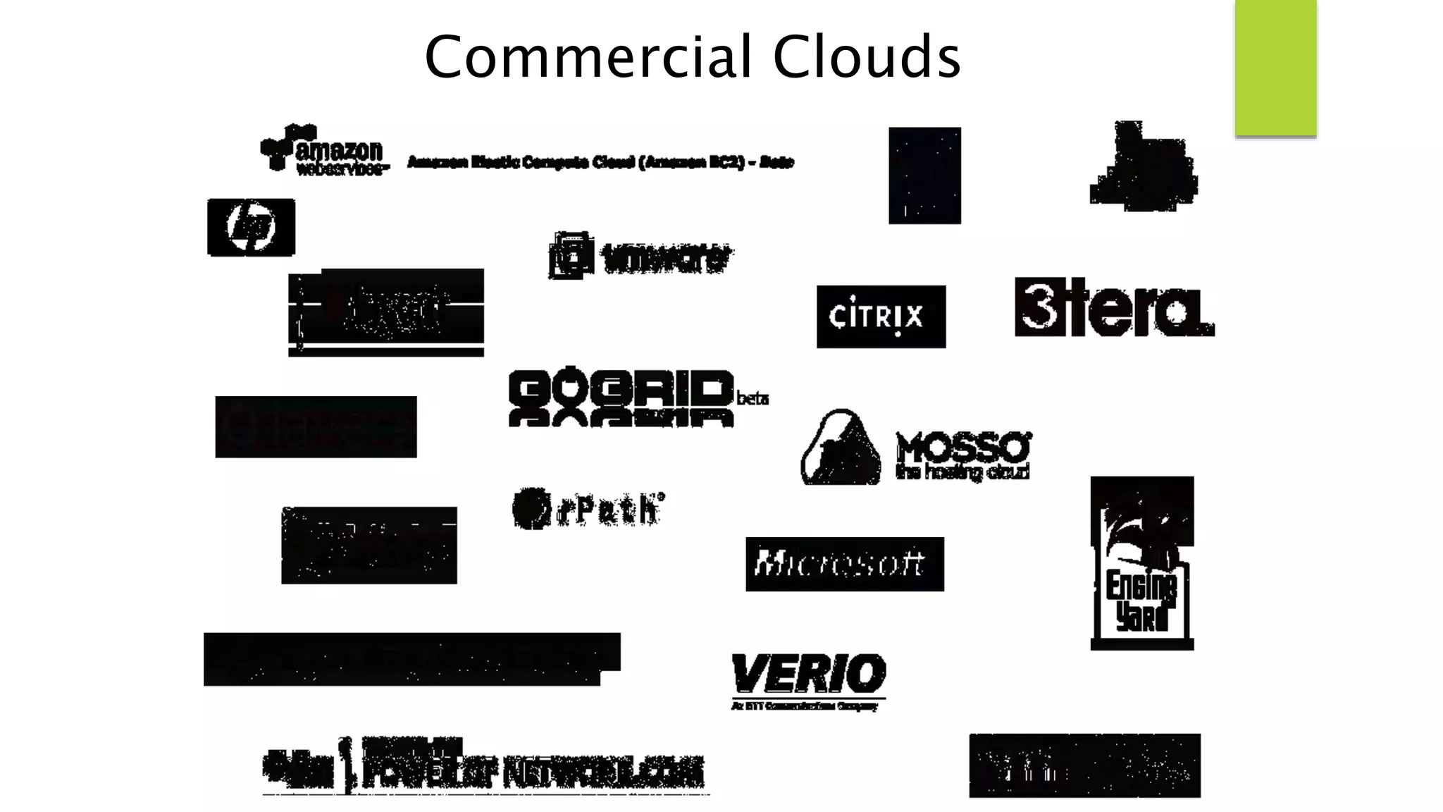 Commercial Clouds
 