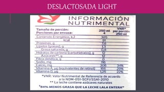 DESLACTOSADA LIGHT