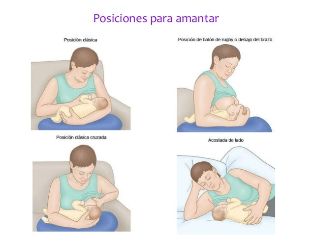 posiciones para amamantar oms