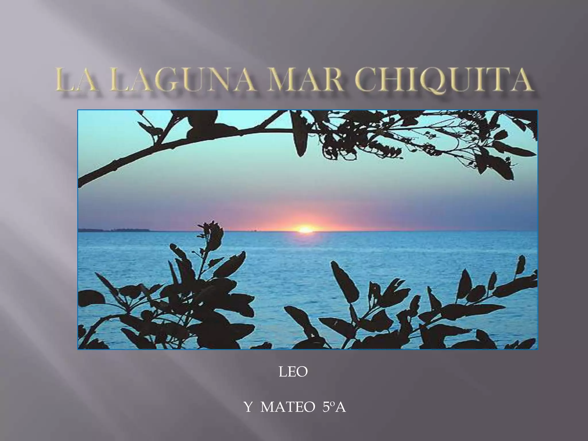 La laguna mar chiquita 10 PPT