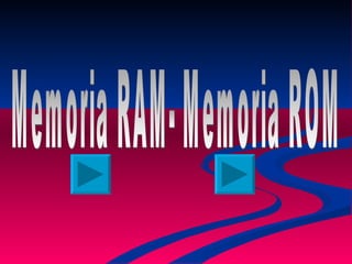 Memoria RAM- Memoria ROM 