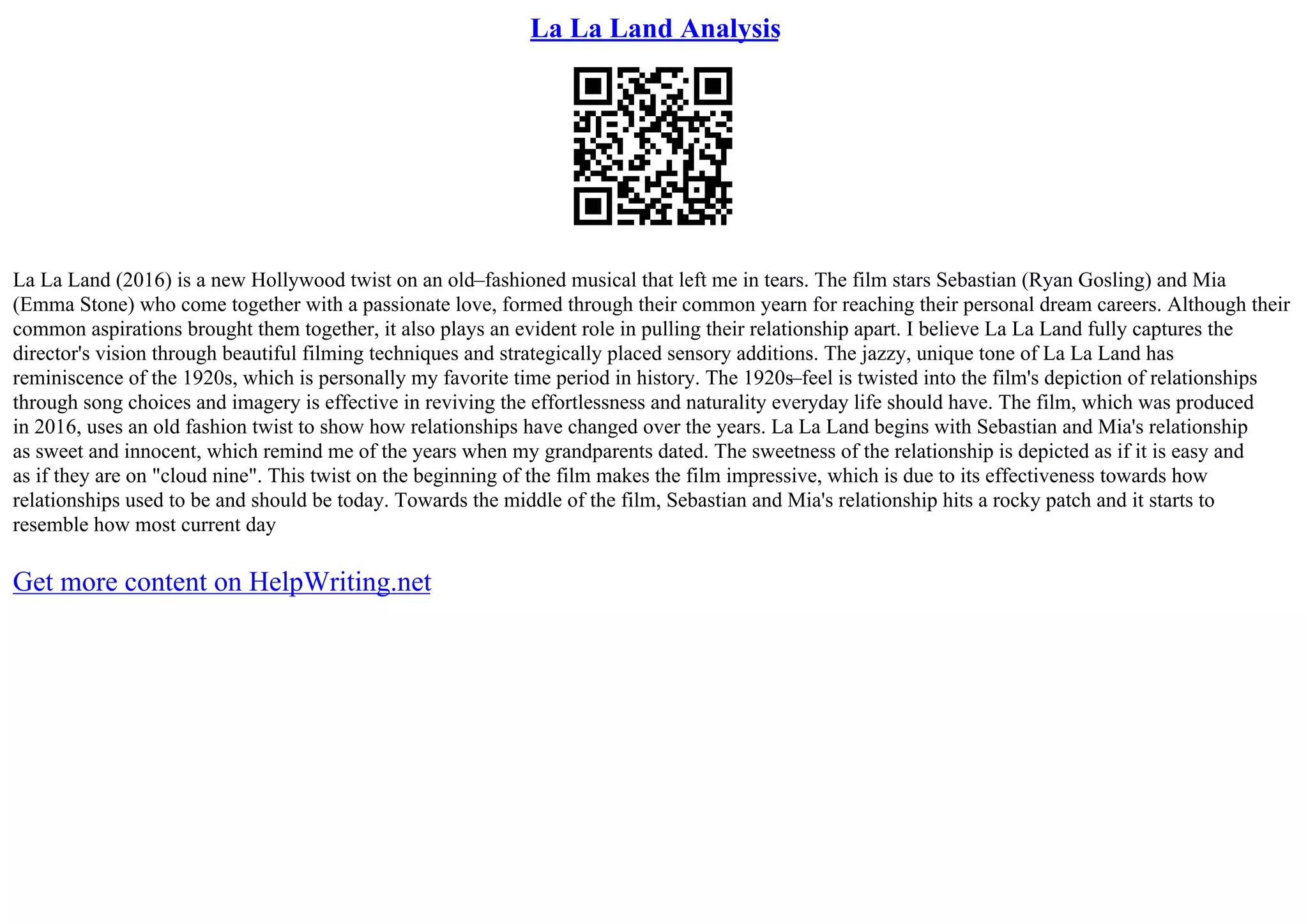 la-la-land-analysis-ppt