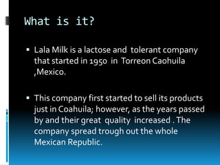 Lala power point presentation | PPTX