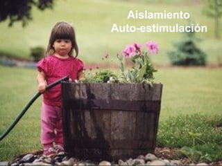 Aislamiento
Auto-estimulación
 
