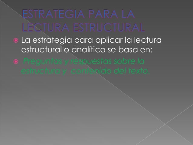 La lectura de estudio y sus etapas