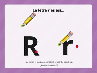 PRESENTACIÓN TODO SOBRE LA LETRA R PPT.X | PPTX