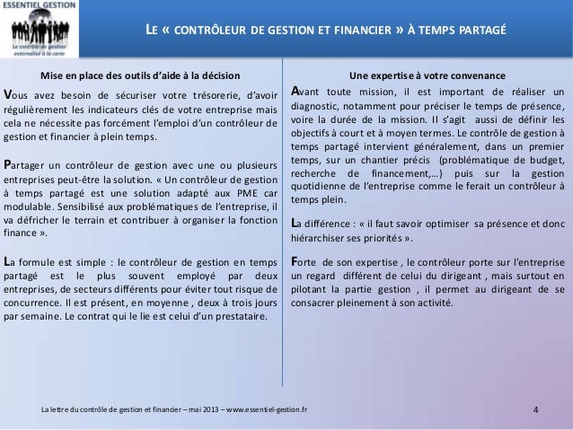 contrôle de gestion en 5 lettres