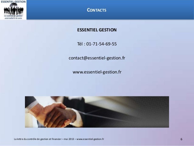 contrôle de gestion en 5 lettres