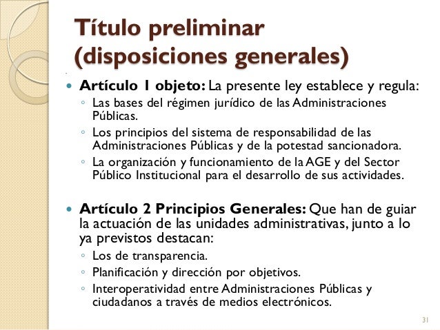 La Ley 40 2015 Novedades