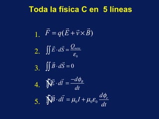 Toda la f í sica C en  5 l í neas      