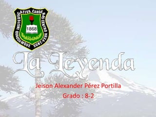 Jeison Alexander Pérez Portilla
Grado : 8-2
 