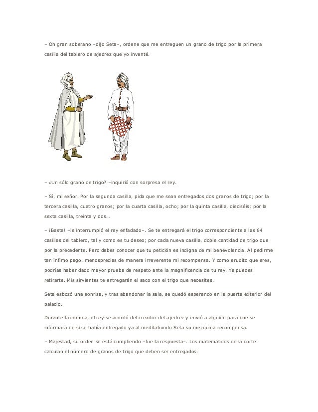 La leyenda del tablero de ajedrez