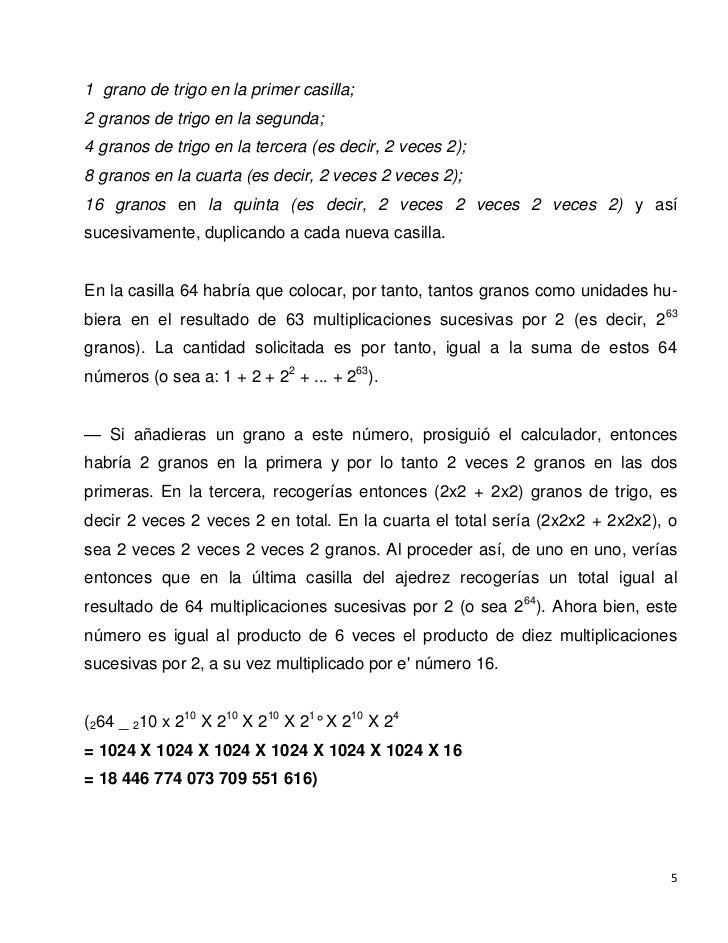 La Légende De Sissa Exercice Corrigé