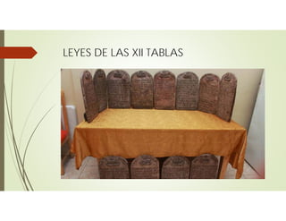 LEYES DE LAS XII TABLAS
 
