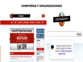 COMPAÑÍAS Y ORGANIZACIONES
 