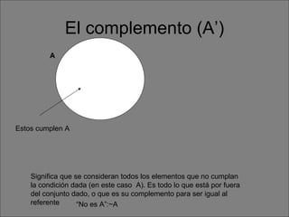 La LóGica Aplicada A Los Conjuntos | PPT