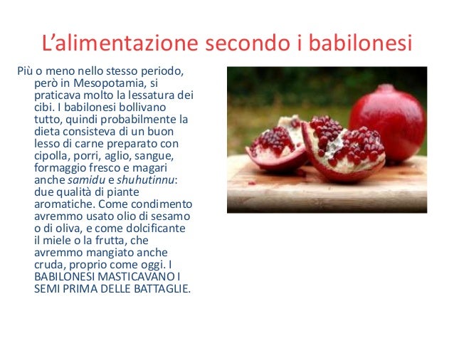 Risultati immagini per l'alimentazione dei babilonesi