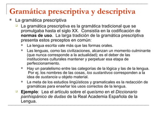 La lingüística como ciencia | PPT