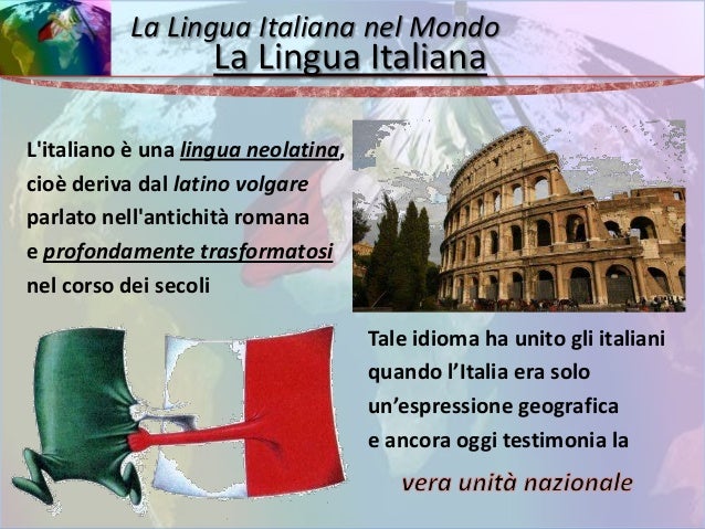 La Lingua Italiana nel Mondo