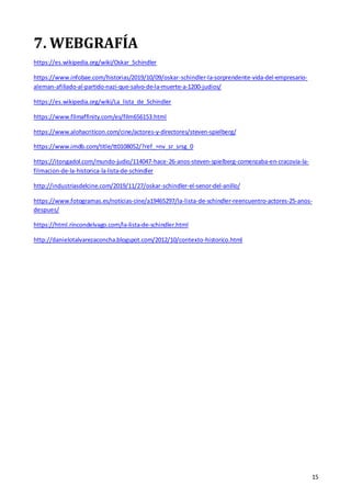 La lista de schindler