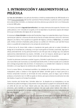 La lista de schindler