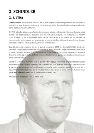 La lista de schindler