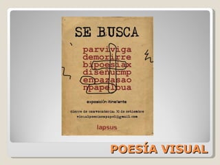 POESÍA VISUAL 