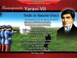Con que al fin tirano dueño,
  Tanto amor, amores tantos,
        Tantas fatigas,
No han conseguido en tu pecho
Más premio que un duro golpe
         De tiranía?

 Tú me intimas que no te ame
 Diciendo que no me quieres
         Ay, vida mía,
   Y que una ley tan tirana
Tenga de observar, perdiendo,
        Mi triste vida!
 