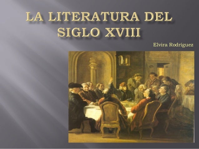 La literatura del siglo XVIII. aprentic3