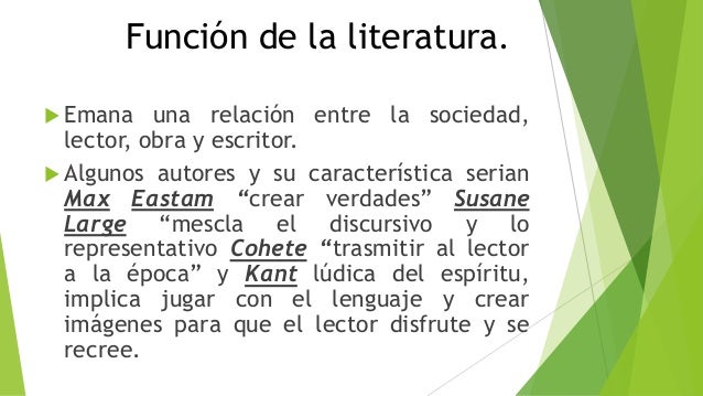 LA LITERATURA Y LOS ESTUDIOS LITERARIOS