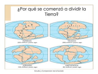 ¿Por qué se comenzó a dividir la Tierra? 