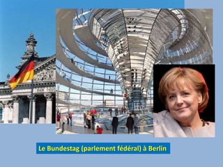 Le Bundestag (parlement fédéral) à Berlin