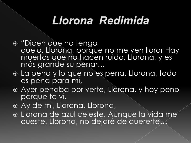 La llorona