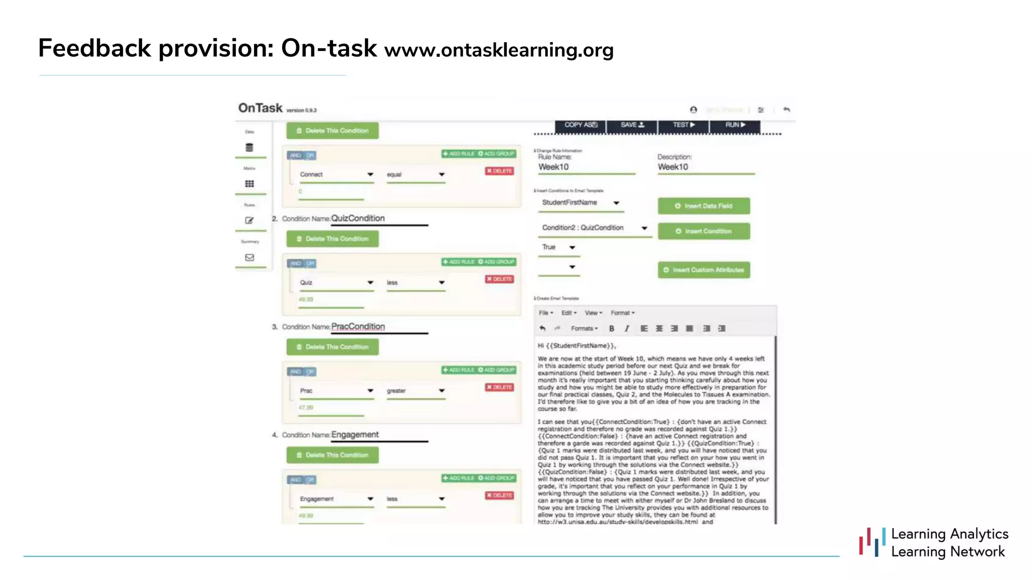 Feedback provision: On-task www.ontasklearning.org
 