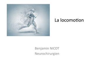 La	
  locomo(on	
  
Benjamin	
  NICOT	
  
Neurochirurgien	
  
 