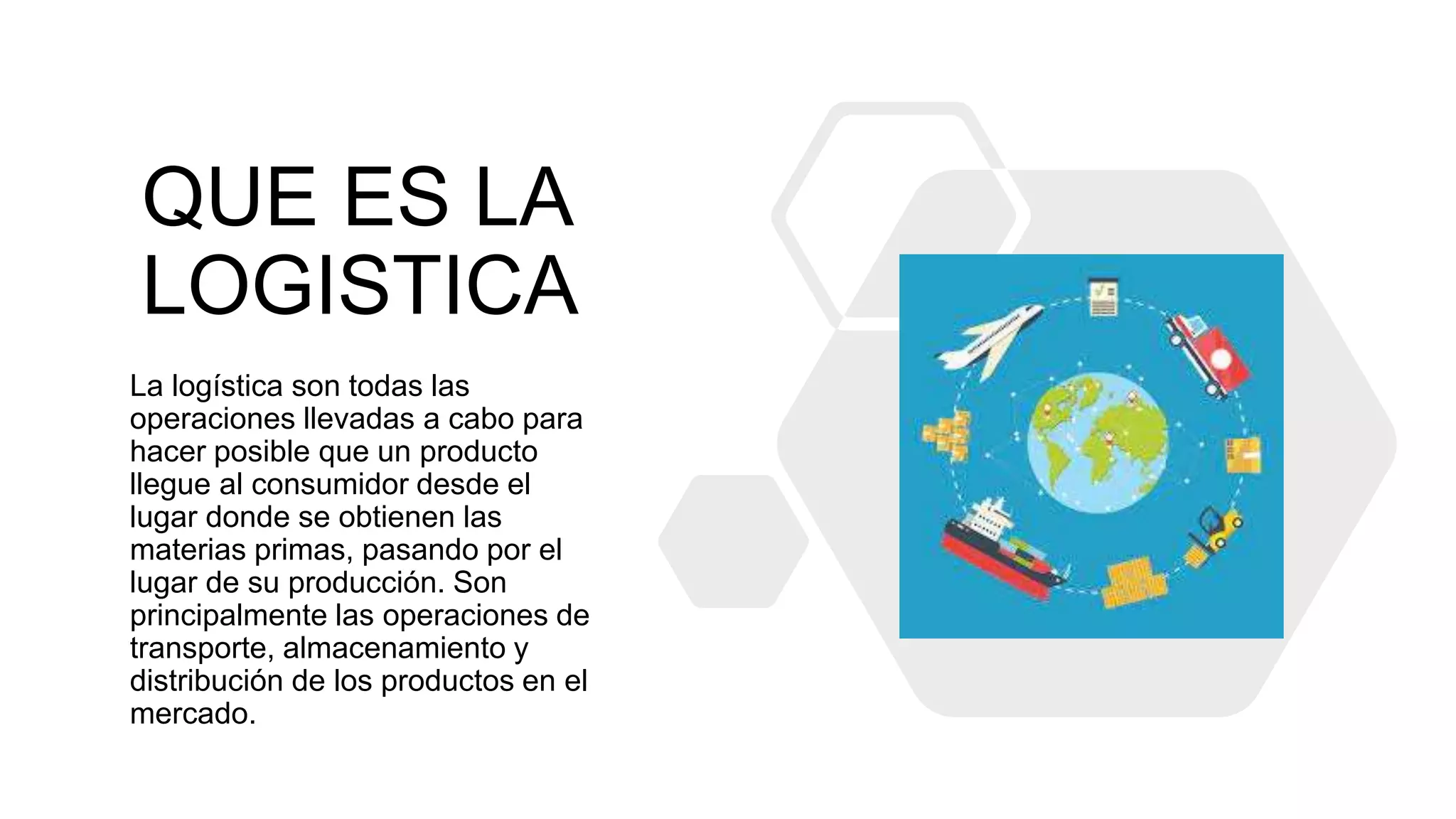 La logistica y la cadena de suministro ppt | PPTX