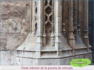 Parte inferior de la puerta de entrada 