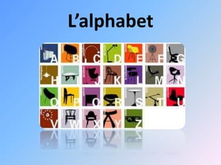 L’alphabet
 