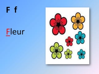 F f

Fleur
 
